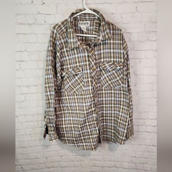 Men's Black Canyon longsleeve button-down shirt, size 3XL - Picture 1 of 3